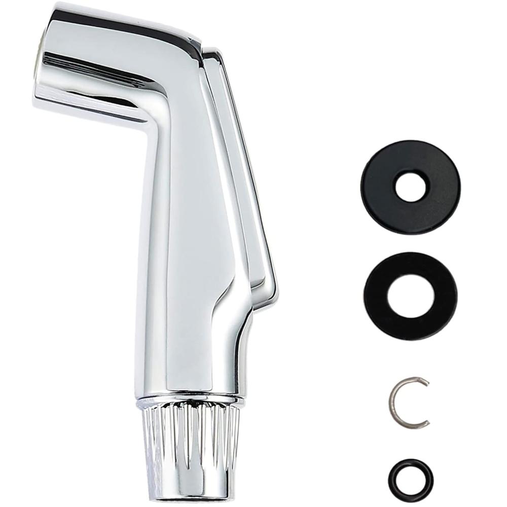 Universal Fit Sink Spray Attachment, Kitchen Side Sprayer Head, Pull Out Spray Head, Faucet Sprayer Replacement, Chrome