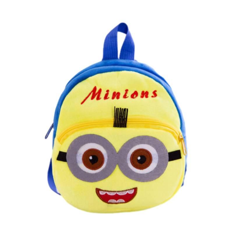 Cute Baby Children Plush Backpack Cartoon Anime Korean Version Kindergarten Early Education Shoulder Bag Anti-theft Shockproof 20*25cm