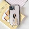 Korean Actor  Park Shin-hye Phone Case For iPhone 17,16,15,14,13,12,11 Plus,Pro Max,XS,Colored Silver Plated Inside Cover
