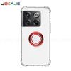 Ring Stand Transparent Defence Protective Shockproof Case For Oneplus ACE2 Pro Holder Bracket Clear Soft Silicone TPU Airbag Phone Back Cover Shell