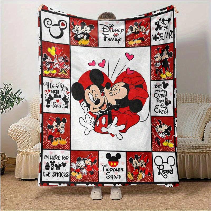 1pc, Disney Home Decorative Blanket Perfect Gift for Bedroom, Living Room, Travel, Camping, Car