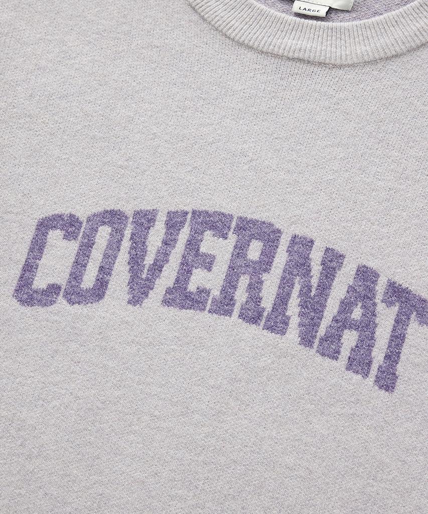 COVERNAT Arch Logo Knit Light Purple