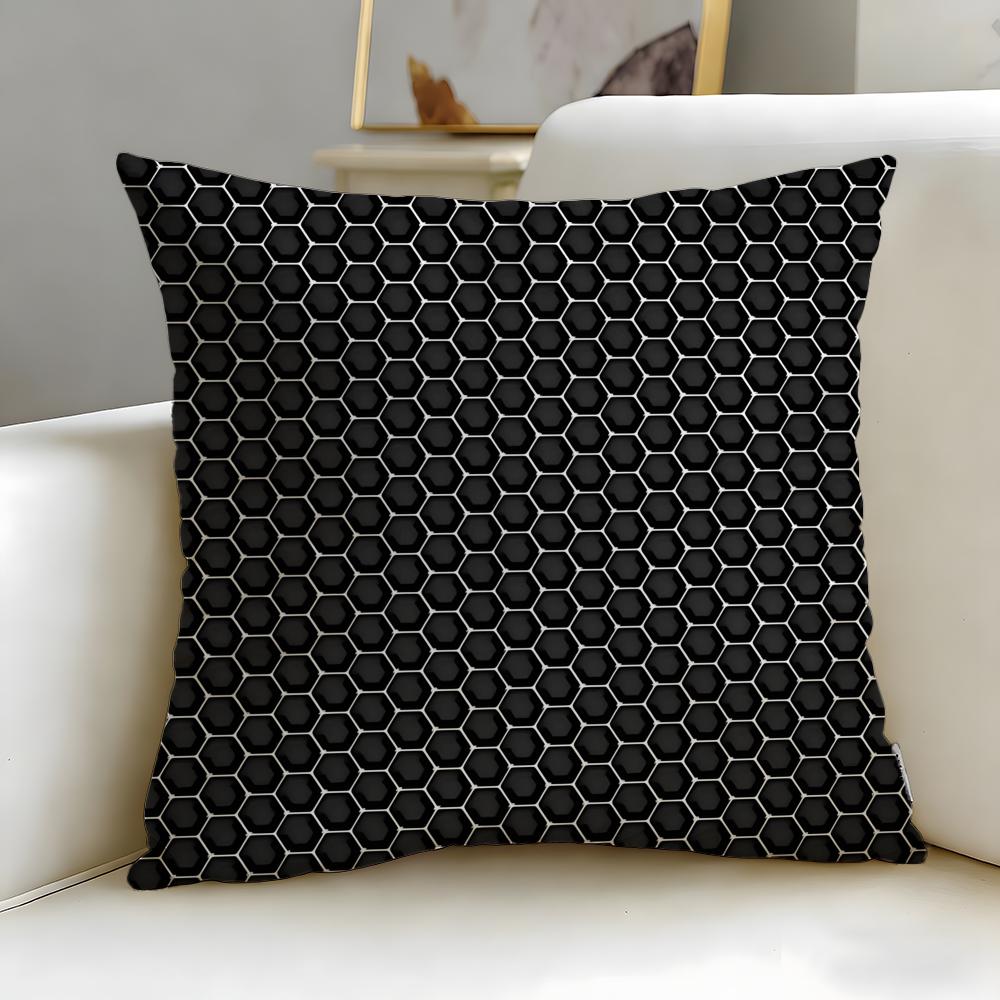 Floral Texture Cushion Cover Soft EasyWash Pillow Case Versatile for Couch Bed Travel and Office