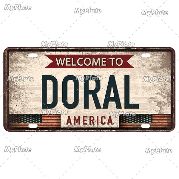 [MyPlate] Country City Style 15x30CM Plate Vintage Metal Sign Plaque Tin Sign Man Cave Decoration Bar Sign Club Poster Gift
