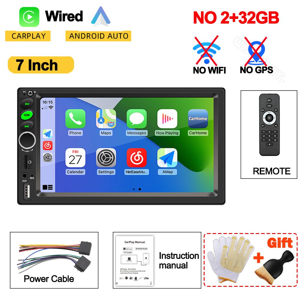 Universal Android 13  2Din Car Radio 7"/9"/10"Autoradio 64G GPS BT Car Audio Carpaly Multimedia Player For Hyundai Nissan Toyota