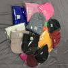 Couple Men Women Fashion Casual Simple Embroidery Solid Color Warm Knitted Hat