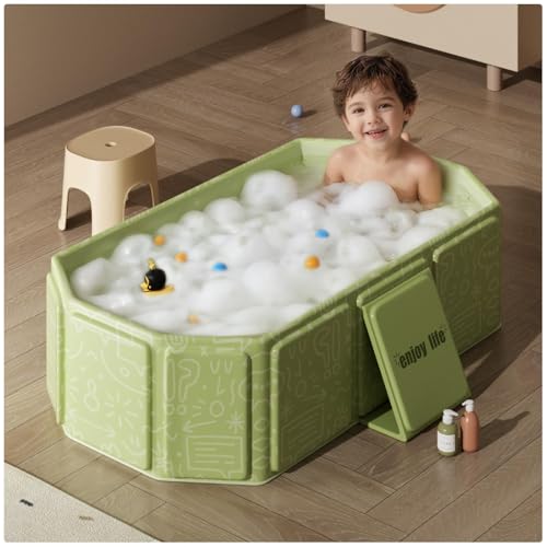 

Bounvi Foldable Portable Baby Bathtub for Babies, Cats, Dogs, and Kids, Easy Storage and Transport for Pets