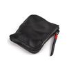 Whatna Tanned Leather Coin Coin Billfold Card Zipper Short Genuine SG6122 Purse, Case, Men's & Women's, & Holder, L-shaped Wallet, Palm-sized,