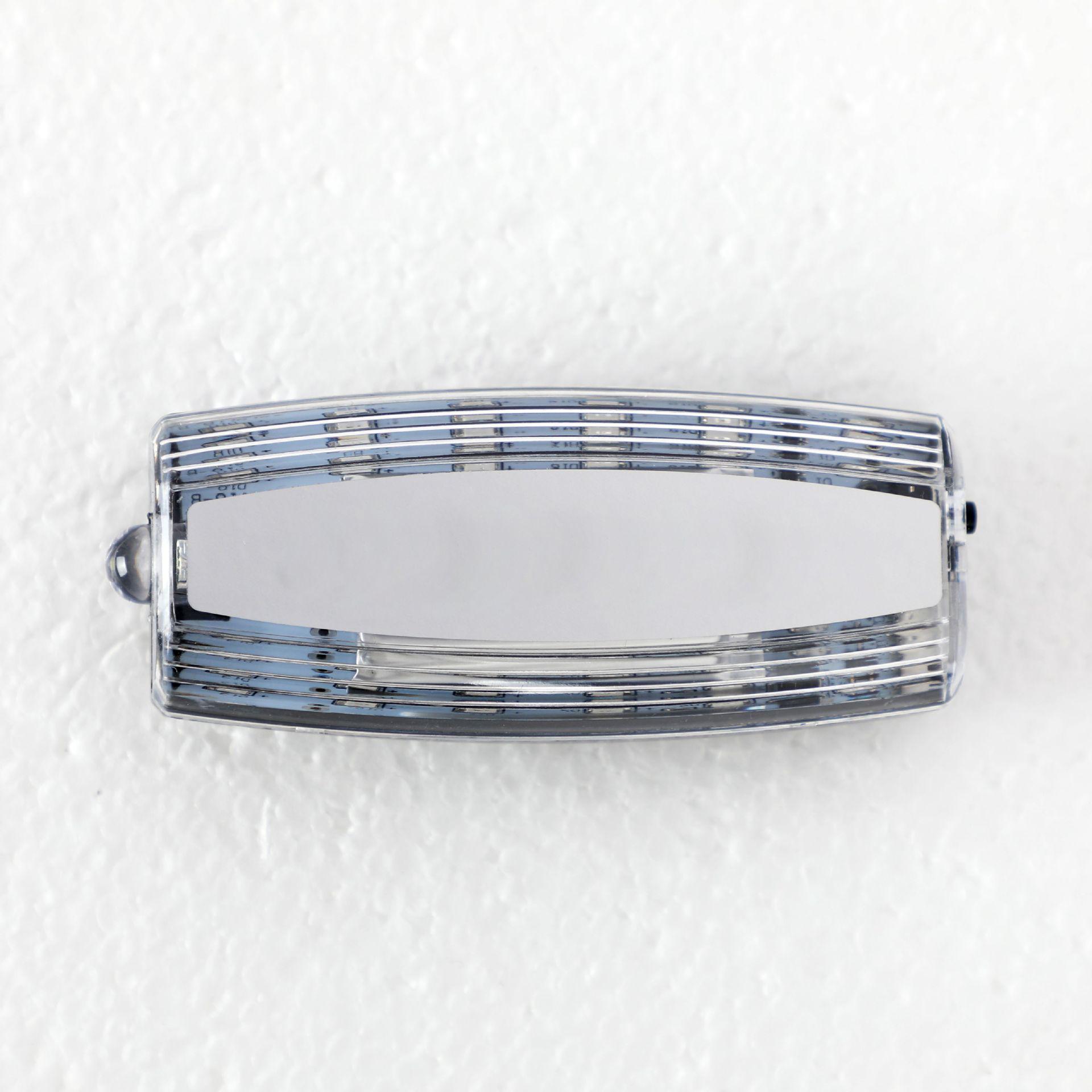 Rechargeable Multi-Mode Flashing LED Shoulder Light with Velcro - Red & Blue No