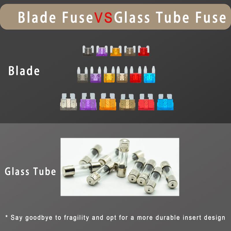 100Pcs Micro Blade Fuse 2A-35A AMP 32V Low Profile Mini Car Auto Fuses for Truck RV Campervan SUV Motorcycle Boat Assorted Amp
