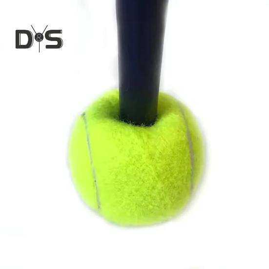 4 Pcs Pre-Cut Walker Tennis Balls for Furniture Legs Floor Protection Universal Walker Leg Felt Pad Glide Coverings for Seniors