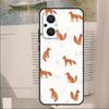 Cartoon Foxes Animal Cover For OPPO Reno 12F 11F 13F 14F 10 11 12 13 14 Pro 8 Lite OPPO Find X9 X6 X5 X8 Pro Case