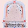Gentle Baby Bath Support Shower Pad with Thickened Pillow Part for Head Neck and Back Stability During Bathing