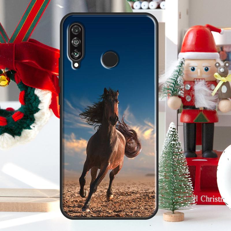 Horses Running For Huawei Honor 50 X9 X8 X7 Magic4 Pro P50 P20 P40 P30 Lite P Smart Z 2021 Nova 5T Case