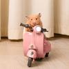 Miniature Stunt Motorcycle Toy Car 360 Rotation Swing Doll Accessories Pet Electric Motorcycle Model