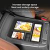 Double Layer Multifunctional Cup Holder Storage Box For 2026 Subaru Outback Forester Car Interior Organizer Tidying Accessories
