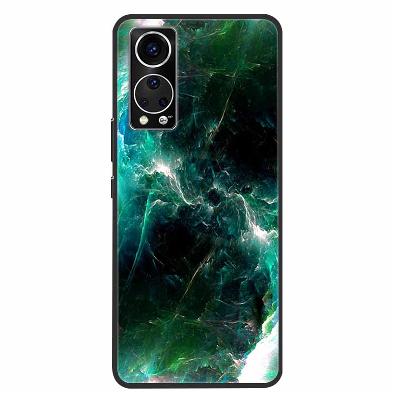 Für ZTE Axon 30 Handyhülle Cover Cooler Wolf Löwe Tiger Schwarzes Silikon Weiche Hülle Für ZTE Axon 30 Rückabdeckung Hülle Axon30 5G Hülle