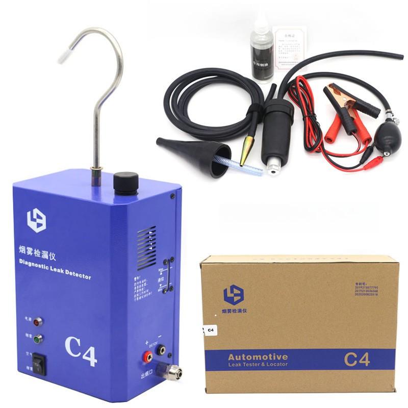 C4 Leak Diagnosis Device Car Inlet and Exhaust Detection Oil Leakage Tester Automobile Fault Detector Car Smoke Leak Detector