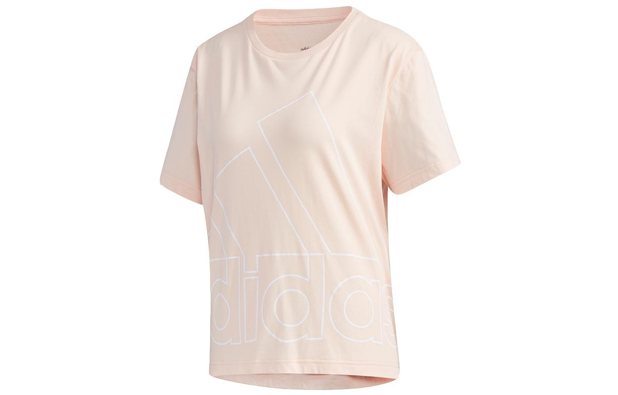 Adidas Drop Shoulder Sleeve T Shirt Women s Pink GK3332 S