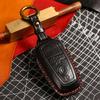 Car Key Case Cover Fob Leather Keychain Holder Accessories for Ford Focus Explorer Edge Fusion F150 F250 for Lincoln Navigator