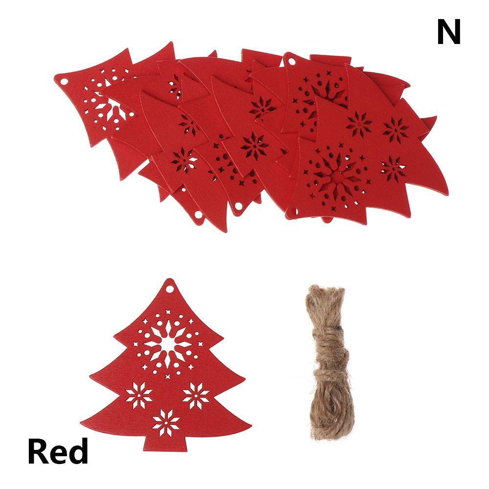 DIY Gifts Drop Pendant Christmas Tree Decoration Santa/Elk/Angel Wooden Ornaments Xmas Hanging