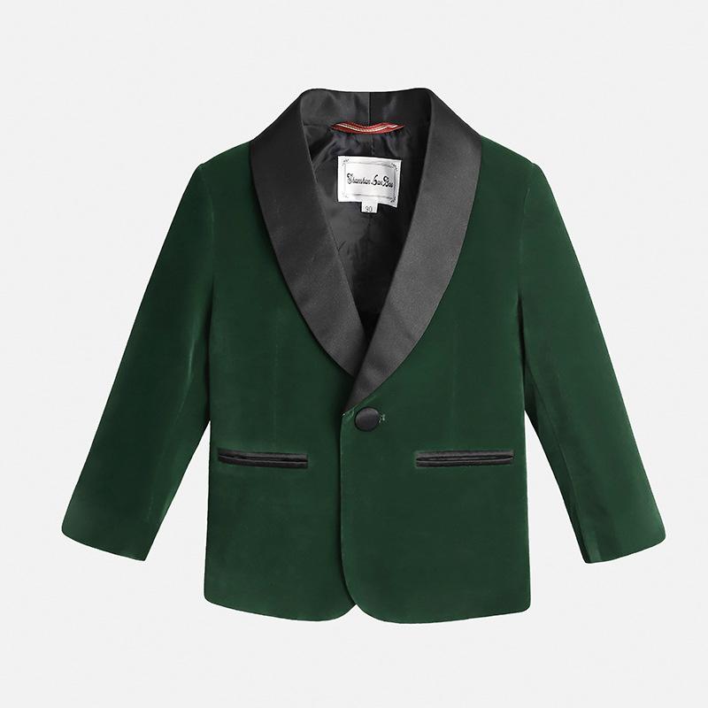 Boys' Suit Flower Dress Suit Performance Suit Children's Piano Performance Suit Baby One Year Old