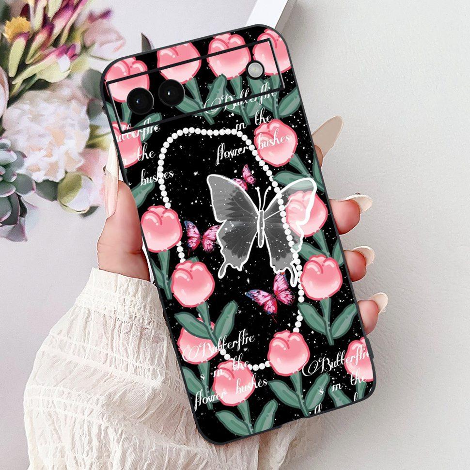 Luxury Painted Cover For Google Pixel 6A Case Soft Silicone Phone Case For Google Pixel 6A Google6A 2022 Back Cover 6.1"