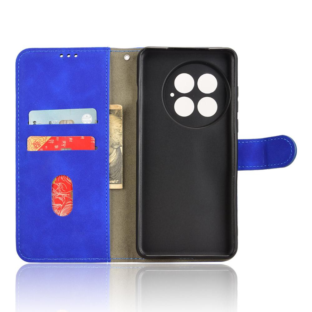 For OnePlus 13 Leather Case Skin-Feel Anti-Drop Wallet Flip Phone Cover