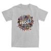 Sdp Band Music Singer 2024 Tour Maglietta Uomo Y2K Tedesca Cotone Magliette Estive Girocollo Harajuku T-Shirt Casual Taglie Forti Top