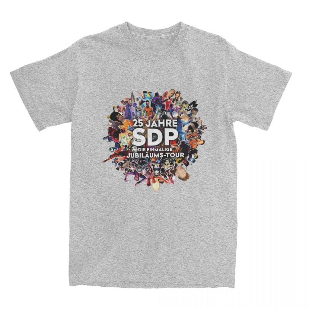 Sdp Band Music Singer 2024 Tour Maglietta Uomo Y2K Tedesca Cotone Magliette Estive Girocollo Harajuku T-Shirt Casual Taglie Forti Top