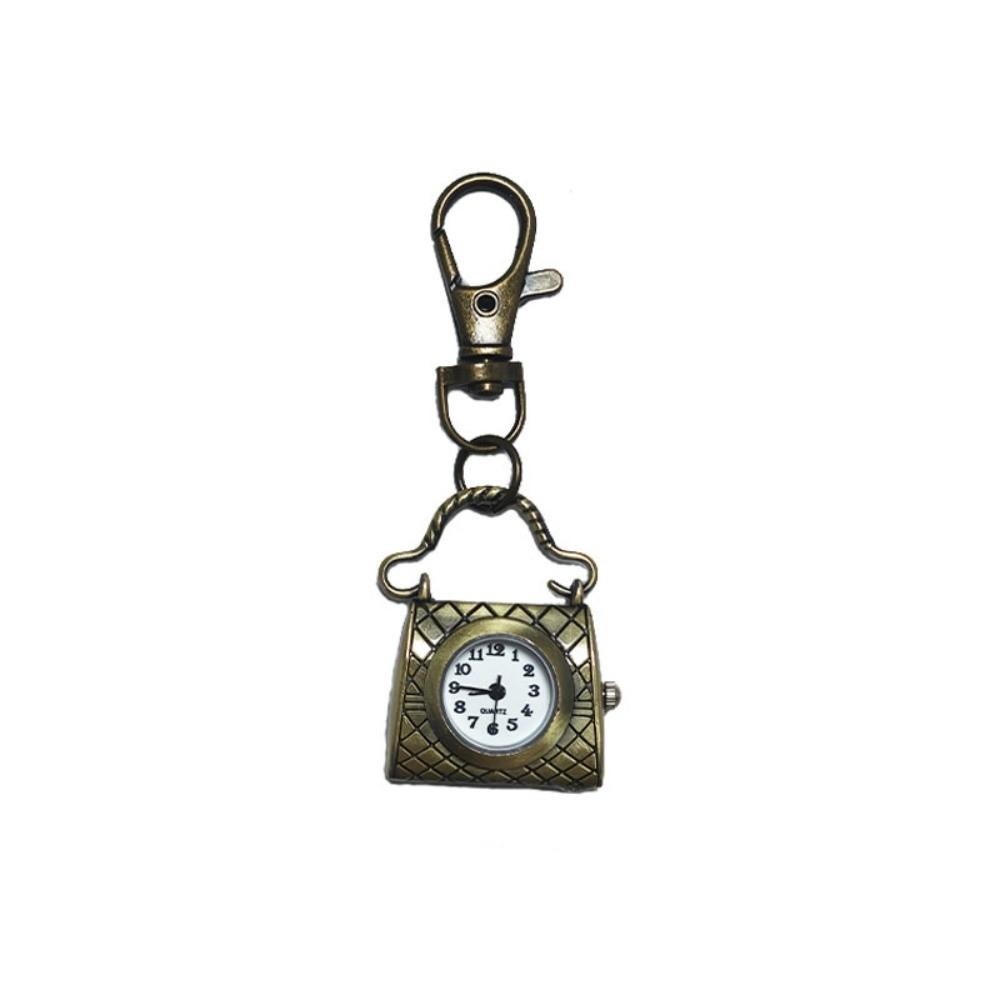 Retro Creative Pocket Watch Vintage Design Quartz Watch Keychain Watch Gift Collection
