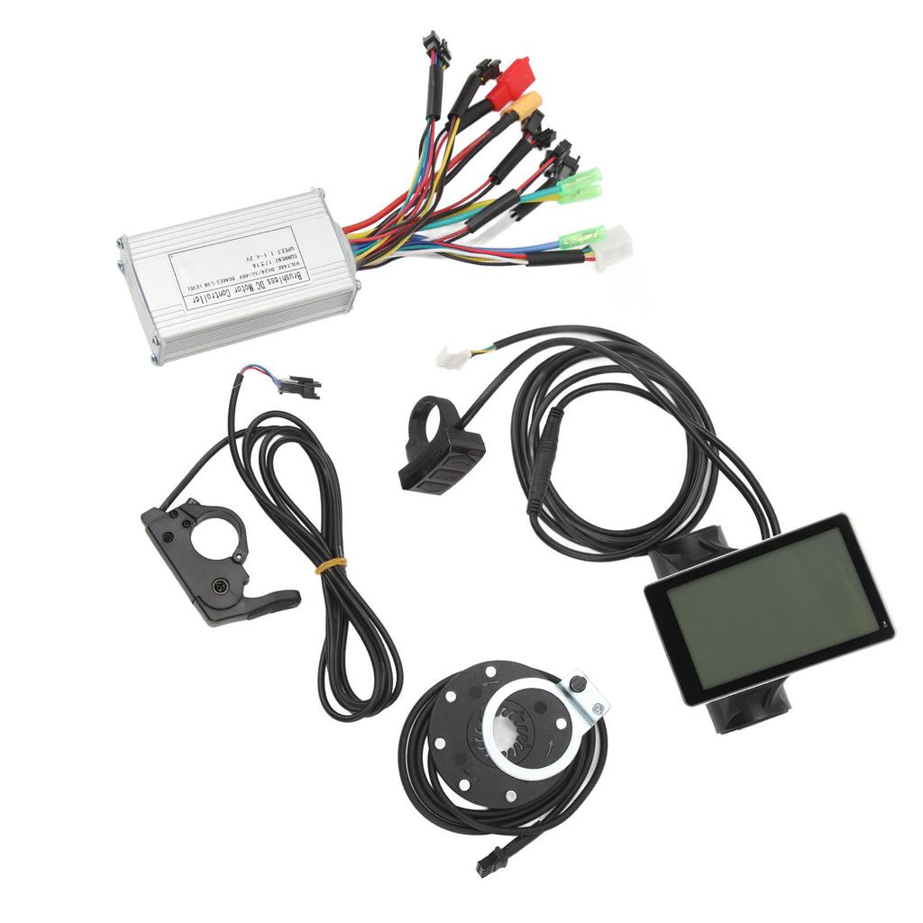 Electric Bicycle Lithium Conversion Controller Kit 17A Controller LCD M5 Display Power Assist Sensor Thumb Throttle