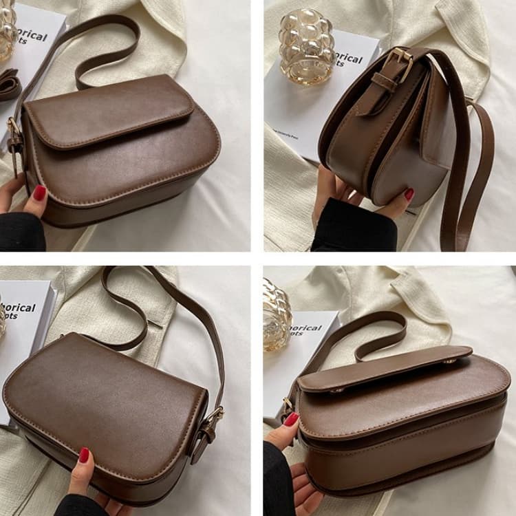 New simple shoulder messenger bag retro small square bag