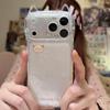 Funda Suave de Osito Lindo para iPhone 17 Pro Max con Recortes Precisos y Diseño de Orejas de Gato