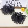 Thousand Gold Wind Retro HK Women's Elegant Lace Claw Hair Clip - Minimalist Cute Head Clip