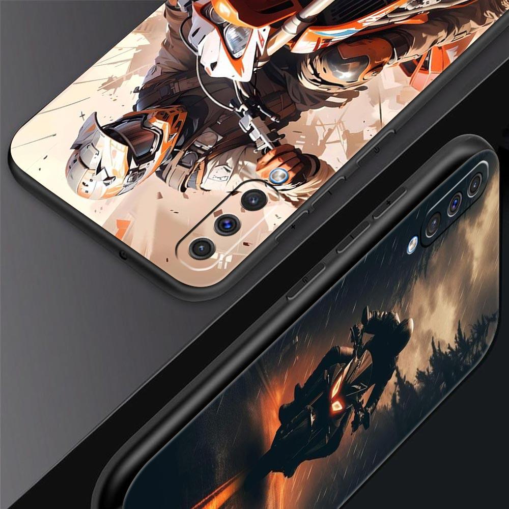 Moto Cross Motorcycle Sports Phone Case For Samsung A56 A36 A26 A34 A17 A16 A06 A14 A12 A54 A72 A22 A20e A52 A50 A40 A32 Cover