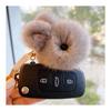 [BetterJonny] Plush Keychain Cute Animal Pendant Bag Pendant Key Chain Hanging Decoration Present Cute Gift for Partner Friend Family White Blue Pink