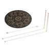 Premium 2 Piece Dowsing Rods Made of 99 9% Copper with Pendulum and Scrying Mat for Interpersonal Relationship Improvement