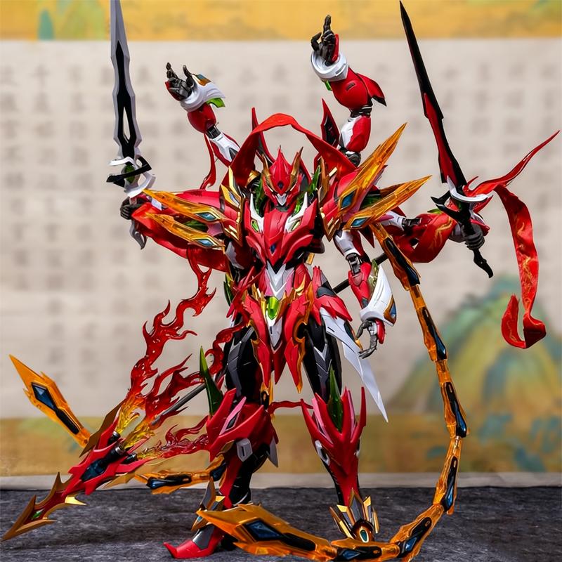MOTOR NUCLEAR Ne Zha Six Armed Lotus Base Alloy Frame Mecha Model Kit Super Articulated High-Detail Action Figures Boy Toy Gift