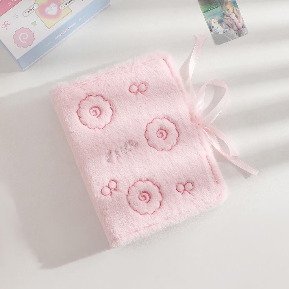 Hisocute A5 Fluffy Fish Card Album: Stargazing Girls' 3-inch Polaroid Photo Storage with Four Pockets