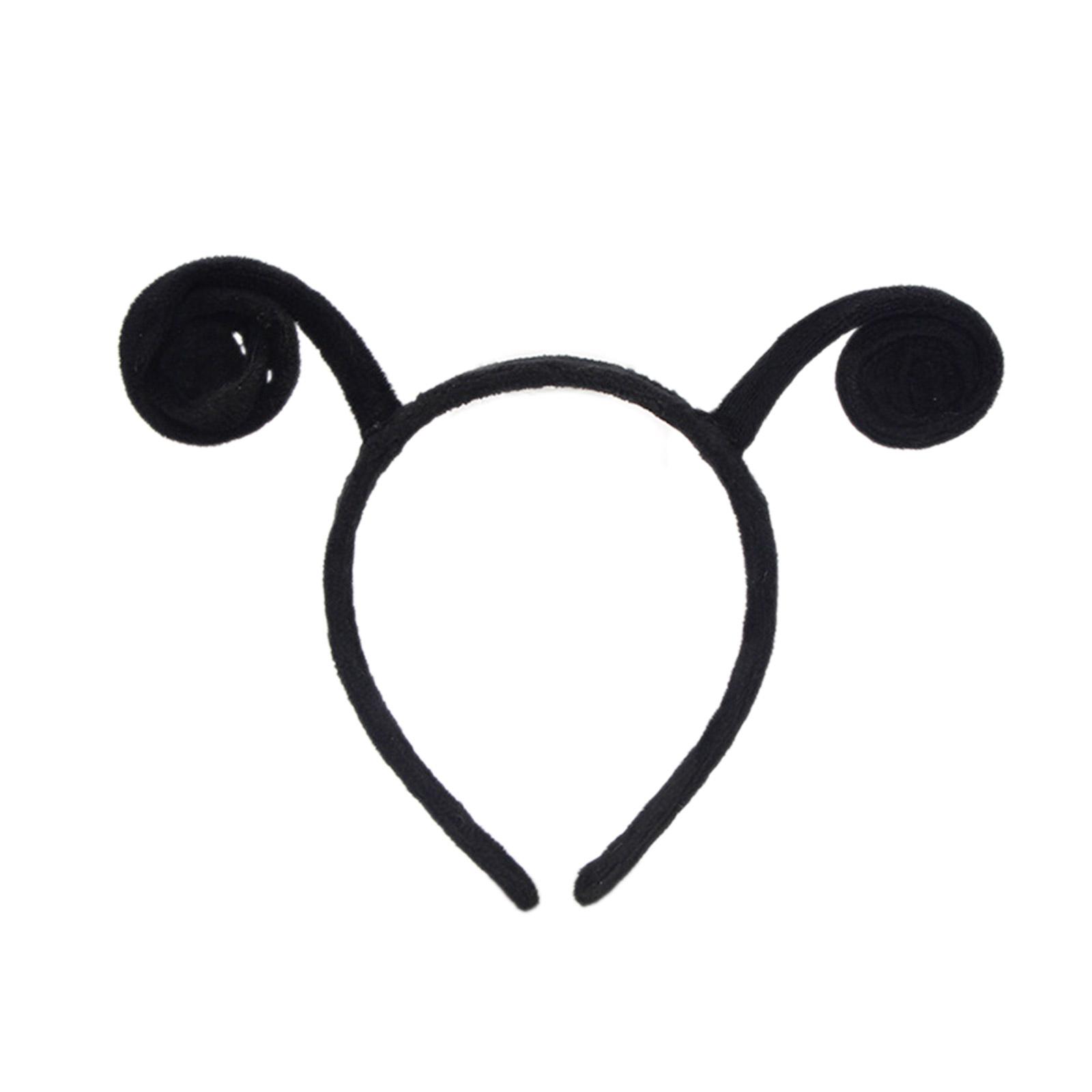 

Повязка на голову в виде антенны муравья для выступлений на Хэллоуин для взрослых и подростков, плюшевая повязка на голову в виде антенны муравья, повязка на голову для персонажей аниме-ролевых игр