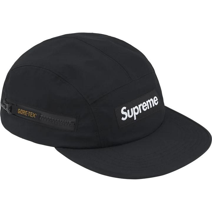 Supreme GORE-TEX Zip Pocket Camp Cap Black One-Size