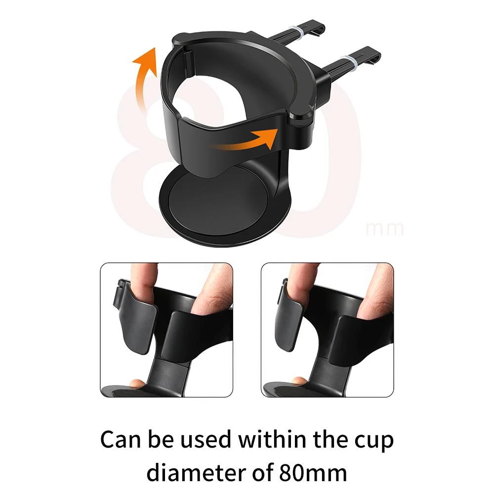 Universal Car Cup Holder Air Vent Mount Stand - Beverage Ashtray Can Mounts Drink Coffee Bottle Holder Auto Accessory