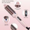 Thermal Brush, Blowout Boost 1.5 inch Heated Round Brush for Blowout Look, Dual Voltage, Ceramic Ionic Curling Brush Volumizer, Hair Styling Tool