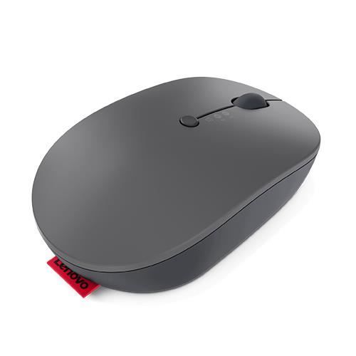 Souris sans fil - Lenovo - Go - Multi-appareils - Gris - Changement facile entre dispositifs