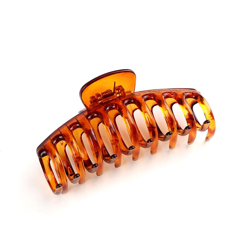 Elegant Brown Hair Claw Large Crab Hairpins Summer Hair Clips for Women Girls Thick Hair Accessories Tortoiseshell Barrette Gift