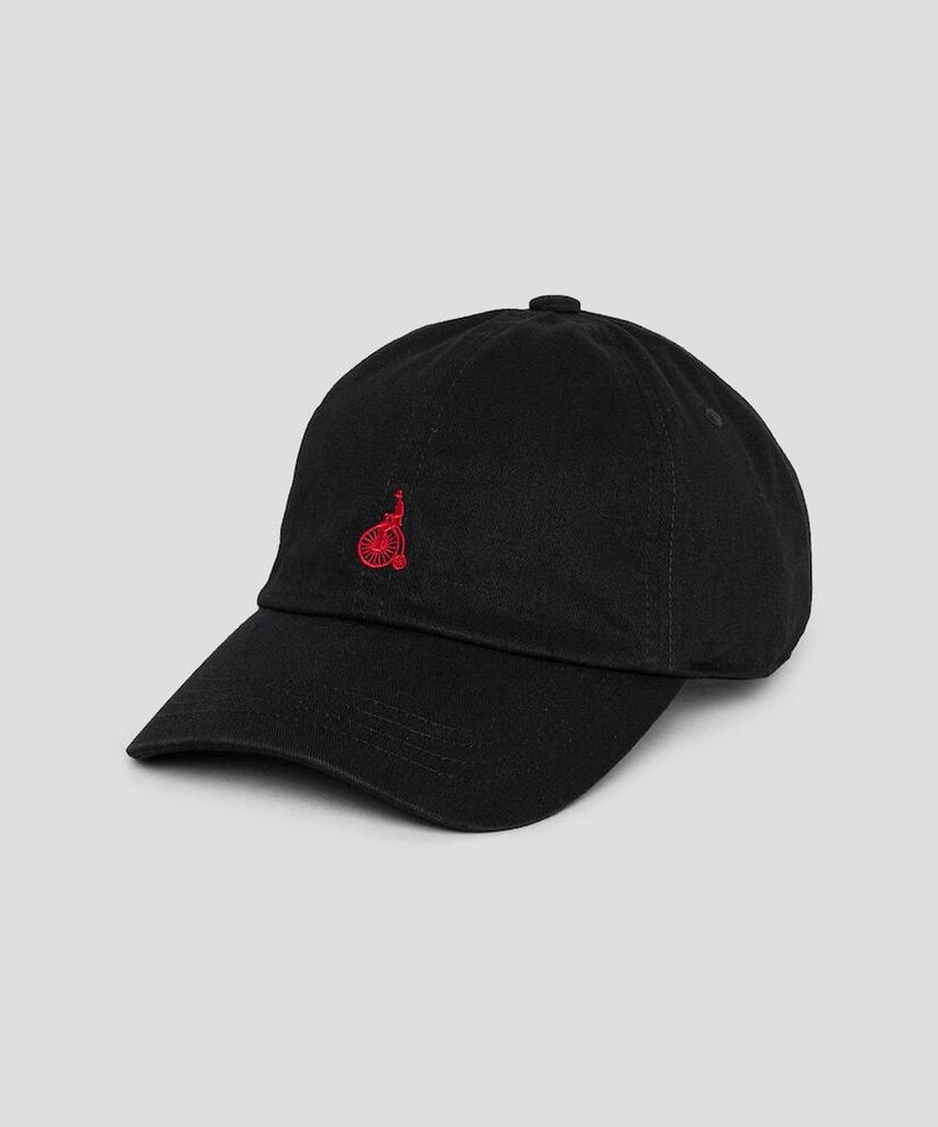 Binpolaegseseoli Cotton Twill Logo Washed Ball Cap - Black