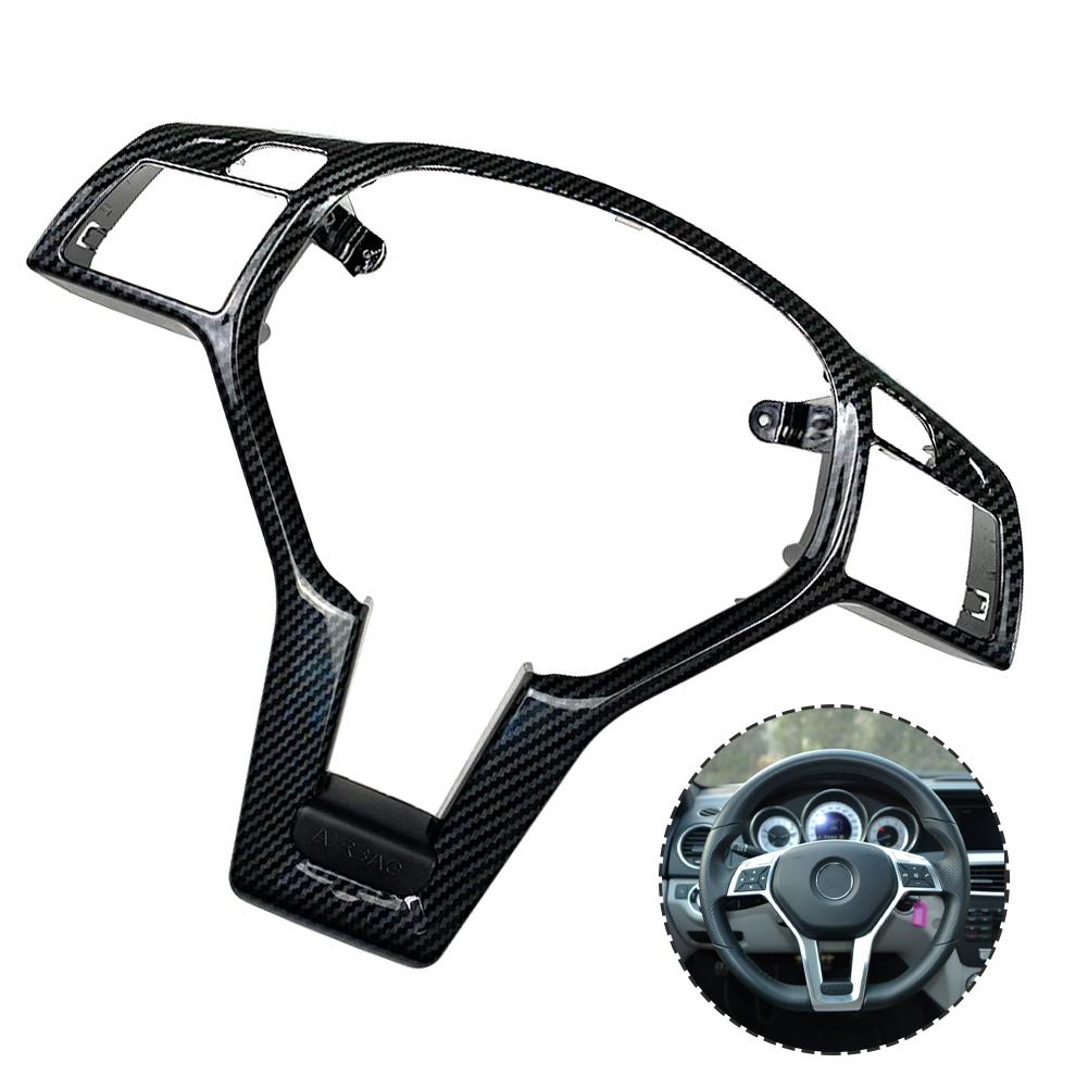 Chrome Steering Wheel Trim Cover Bezel For Mercedes W204, W207, W212, C-Class, E-Class, CLS, SLK – Inontoauto