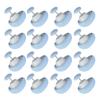 16 Pieces Quilt Fixing Clips Heart Shape Removable Comforter Fastener Duvet Blanket Bedding Holder