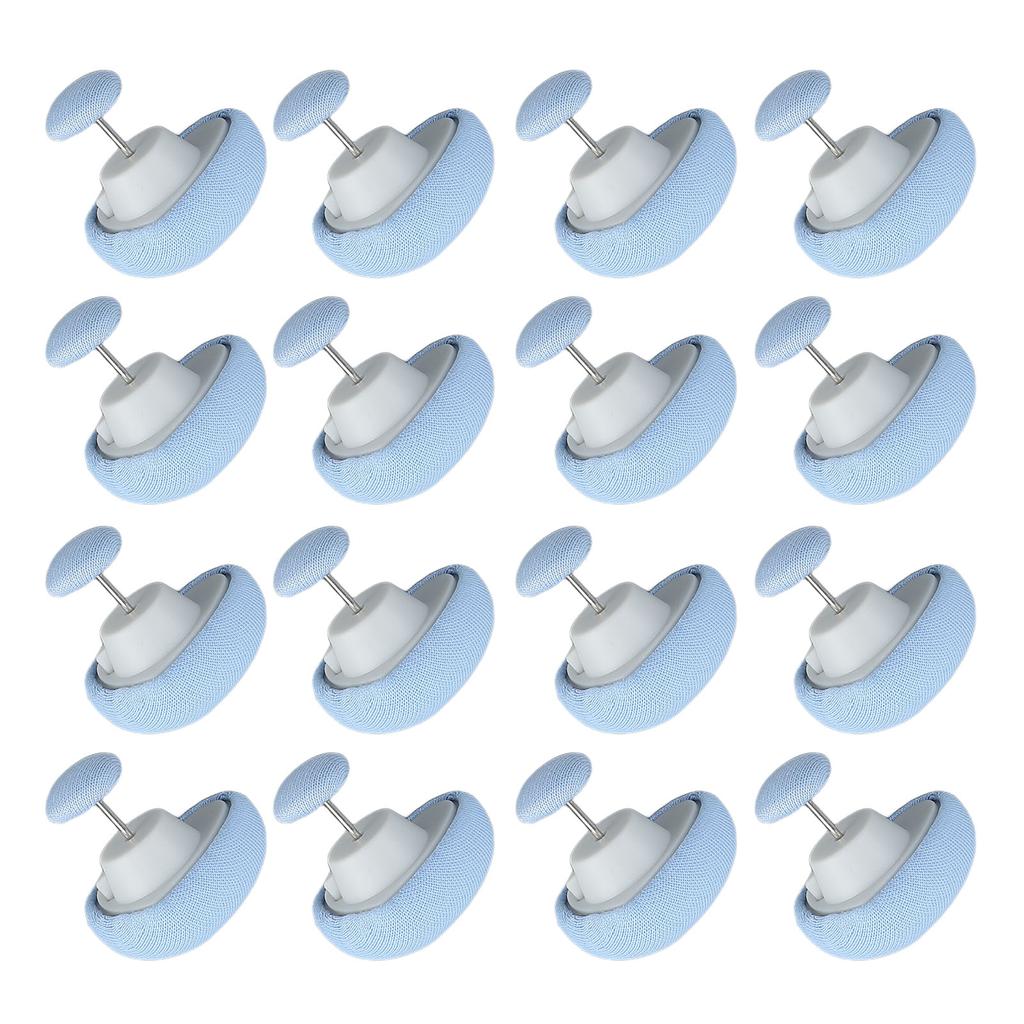 16 Pieces Quilt Fixing Clips Heart Shape Removable Comforter Fastener Duvet Blanket Bedding Holder